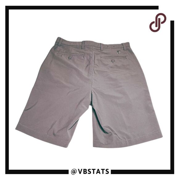 FJ FootJoy Men's Classic Chino Shorts Gray Size 33 - Picture 2 of 7